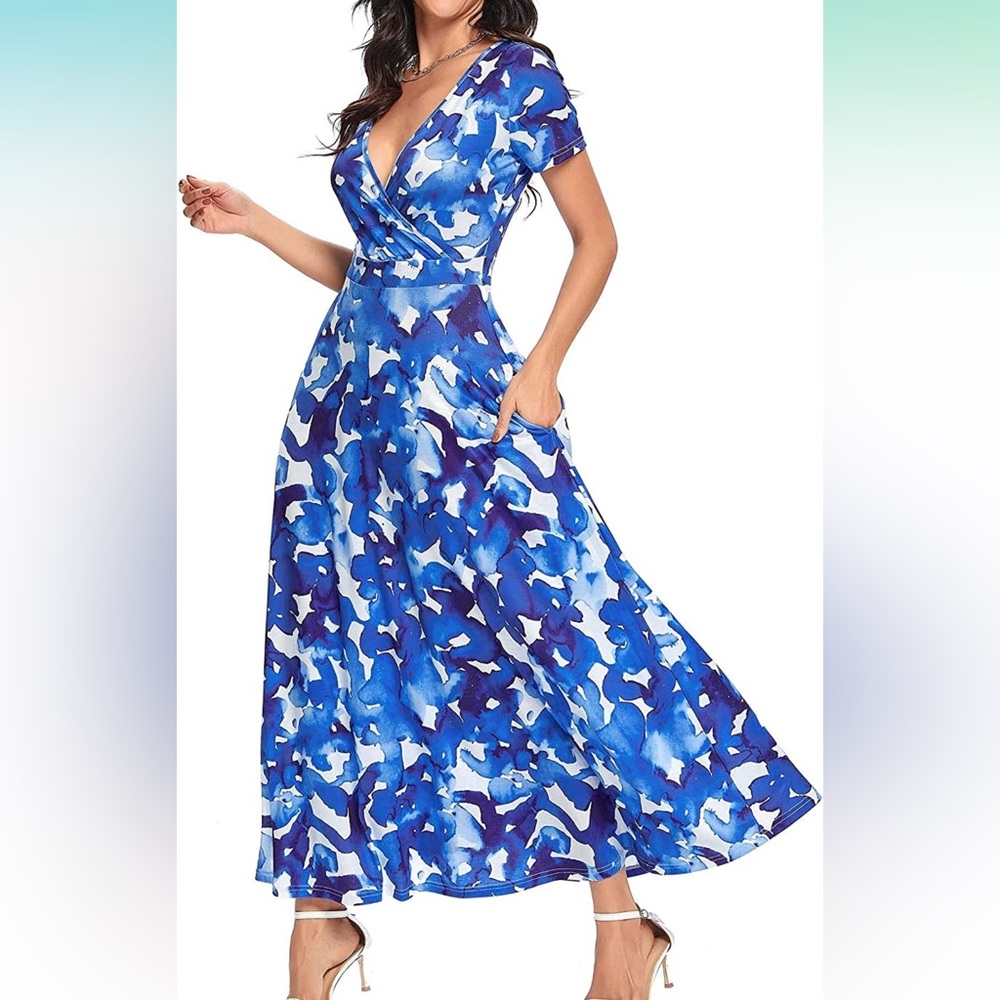 Floral Maxi (NWOT) with POCKETS